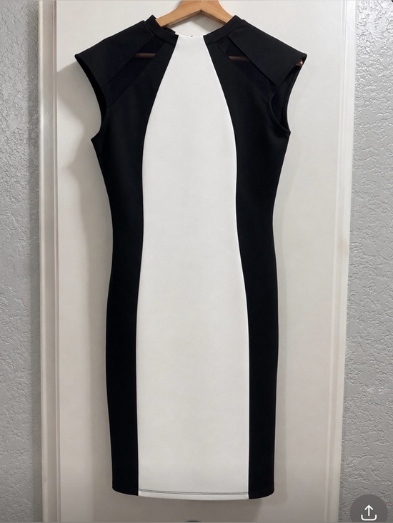Fashion Nova Dresses & Skirts - Fashion Nova Black and White Colorblock Midi Dress